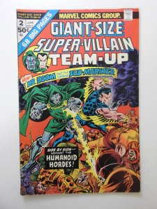 Giant-Size Super-Villain Team-Up #2 (1975) VG Condition! Moisture stain