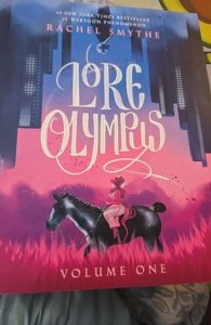 Lore Olympus #1 New York Times blurb on cover (2021) and vols 2 n 3