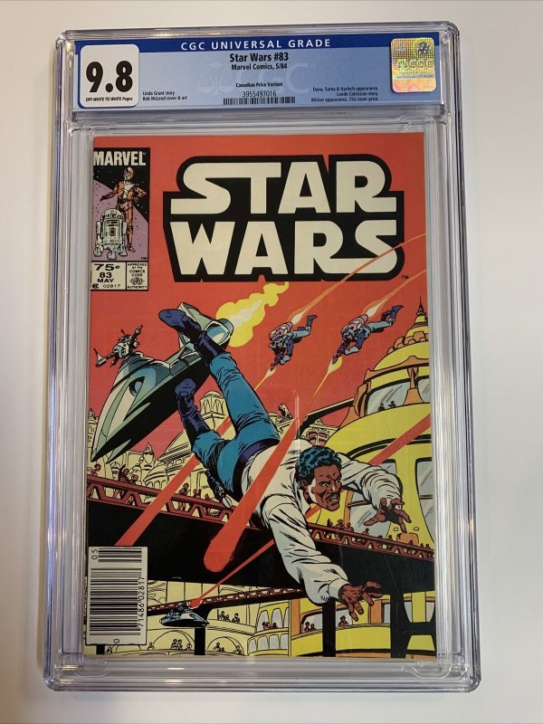 Star Wars (1984) # 83 (CGC 9.8)  CPV Canadian Price Variants | Only 1 Census=1