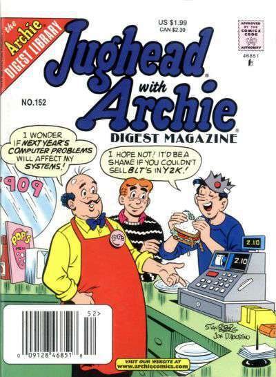Jughead with Archie Digest Magazine #152 (Newsstand) FAIR ; Archie | low grade c