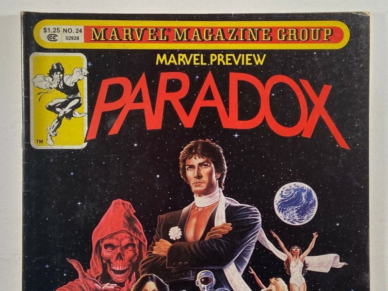 Marvel Preview #24 Paradox Paul Gulacy Cover 1981 Magazine