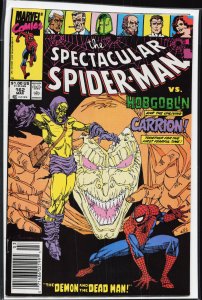 The Spectacular Spider-Man #162 Newsstand Edition (1990) Spider-Man