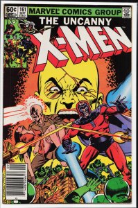 The Uncanny X-Men #161 Newsstand Edition (1982) X-Men