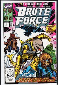 Brute Force #1 (1990) Surfstreak [Key Issue]