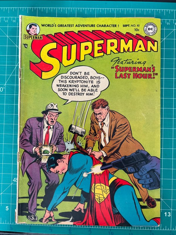 Superman #92 (1954) VG