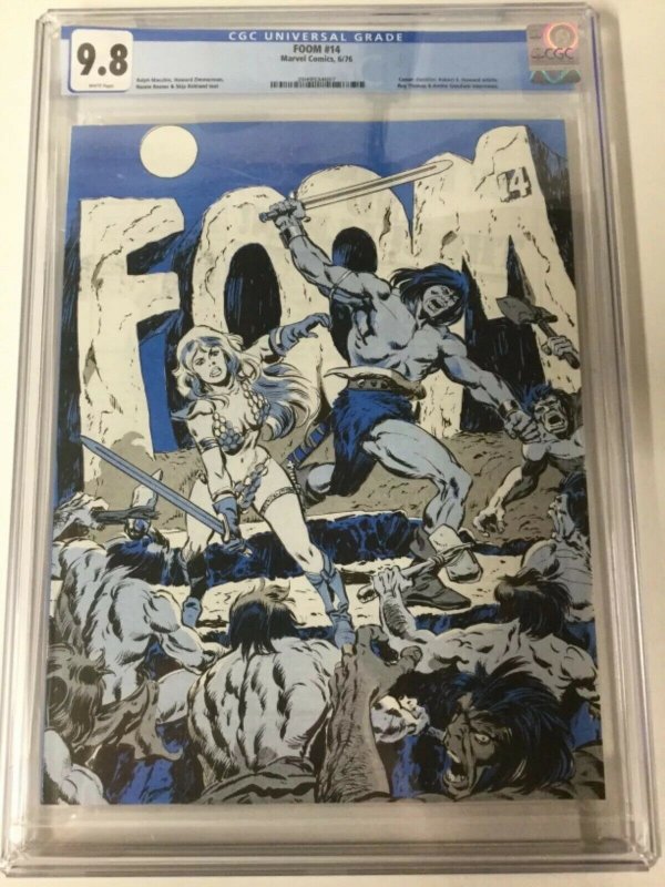 FOOM 14 CGC 9.8 WHITE PGS (copy B) Conan Red Sonja 1st Captain Britain MARVEL