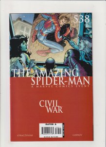 Amazing Spider-man #538 VF/NM 9.0 Marvel Comics 2005 Civil War, Avengers app.