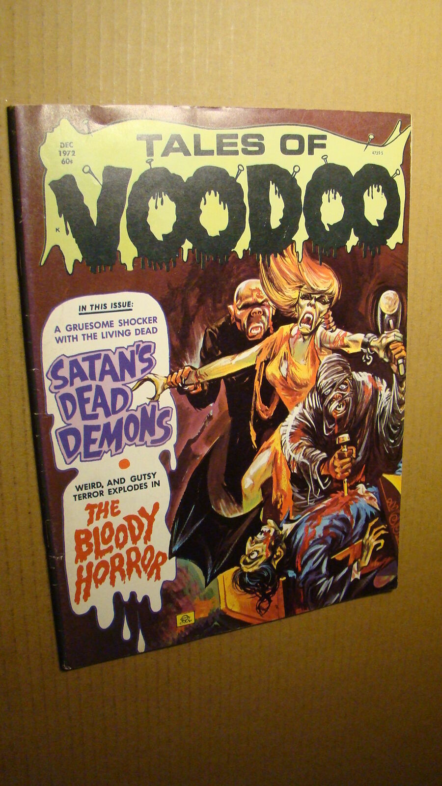 Tales of Voodoo 7 *Nice Copy* DEC 1972 Satan's Dead Demons Eerie Creepy ...