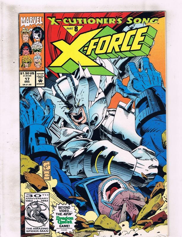 Lot Of 8 X-Force Marvel Comic Books # 17 18 21 26 28 30 31 38 X-Men Deadpool JR2