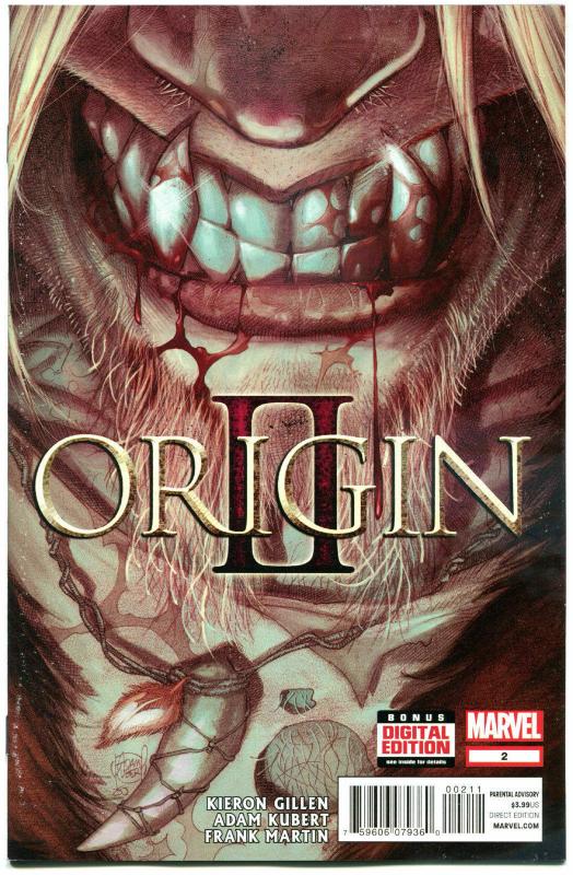 ORIGIN II #2, WOLVERINE, NM, Gillen, Adam Kubert, 2014, more Marvel in store