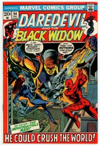 Daredevil 94 FVF 7.0 Bronze Age Marvel 1972 Black Widow