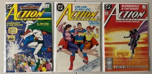 Action Comics lot #550-598 DC 19 diff 8.0 VF (1983-88)