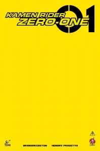 Kamen Rider Zero-One #1 Blank Variant Titan Comics 2022 