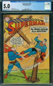 Superman #134 (1960) CGC 5.0 VGF