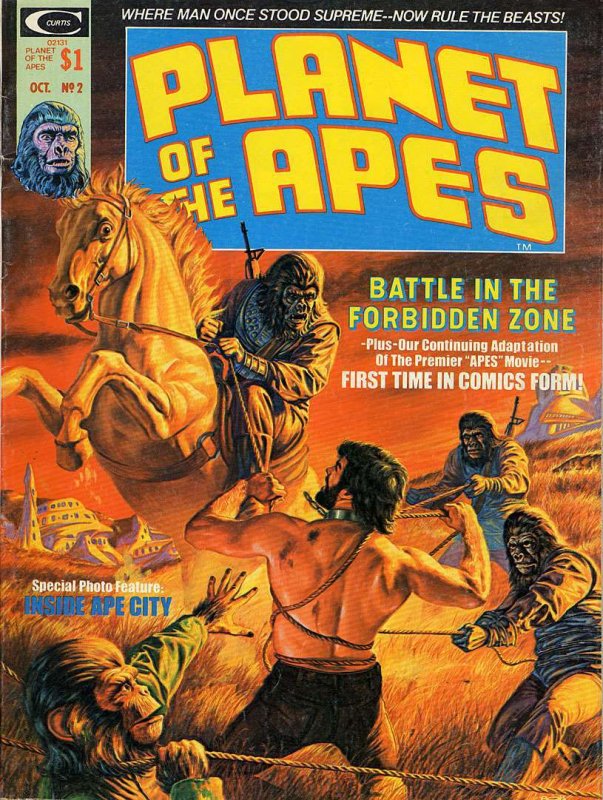 Planet of the Apes (1st series) #2 VG ; Marvel | low grade comic Magazine