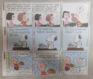 (230) Peanuts Dailies by Charles Schulz 2001 Size: 2 x 6 inches Full Color!