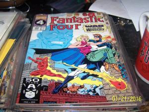 FANTASTIC FOUR  COMIC  #356  Marvel   COPPER AGE  +new warriors