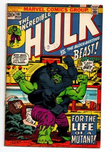 Incredible Hulk #161 - vs the Beast - 1972 - FN