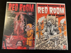 RED ROOM: TRIGGER WARNINGS #3 Two Cover Versions, VFNM Condition