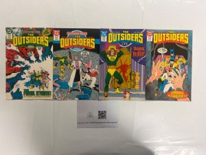 4 The Outsiders DC Comic Books # 25 26 27 28 Flash Superman Wonder Woman 27 JS54