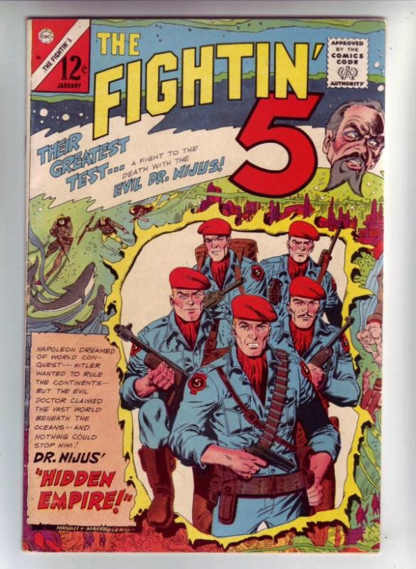 Fightin' 5, The #36 (Jan-66) VF High-Grade The Fightin' 5