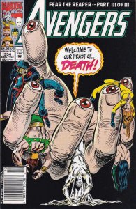 Avengers, The #354 (Newsstand) FN ; Marvel | Fear the Reaper 3 Grim Reaper