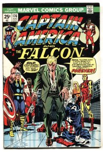 CAPTAIN AMERICA #176 comic book END OF CAPT AMERICA Marvel VG+