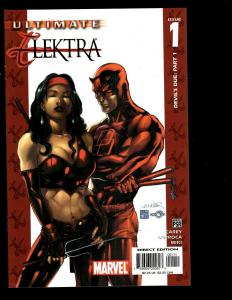 Lot of 9 Ultimate Marvel Comics Elektra 5 4 3 2 1 Daredevil Elektra 4 3 2 1 SM11