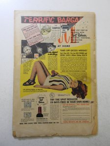 Fight Comics #78 (1952) PR Condition book-length spine split, tape pull fc