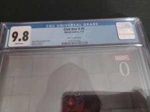Civil War II #0 - Noto Variant - Ms Marvel - 2016 - CGC 9.8