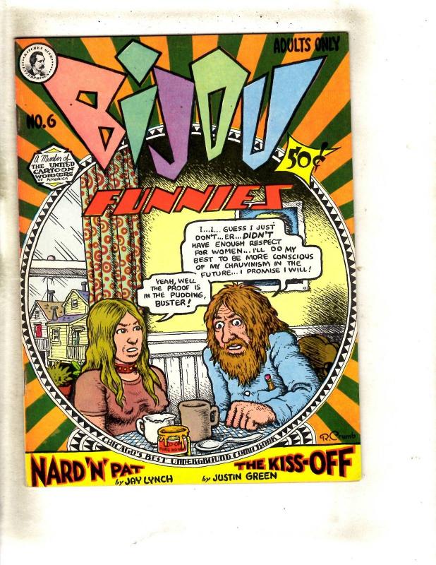 Bijou # 6 VF Kitchen Sink Comic Book Underground Comix Humor UCWA R. Crumb FM6