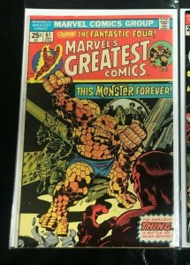 MARVEL'S GREATEST COMICS #61+62 2PC LOT (FN/VG+) FANTASTIC FOUR REPRINTS!! 1976