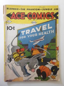 Ace Comics #47 (1941) GD- Condition! 2 in spine split