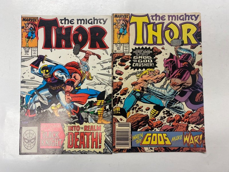 4 Thor MARVEL comic books #393 394 396 397 74 KM15