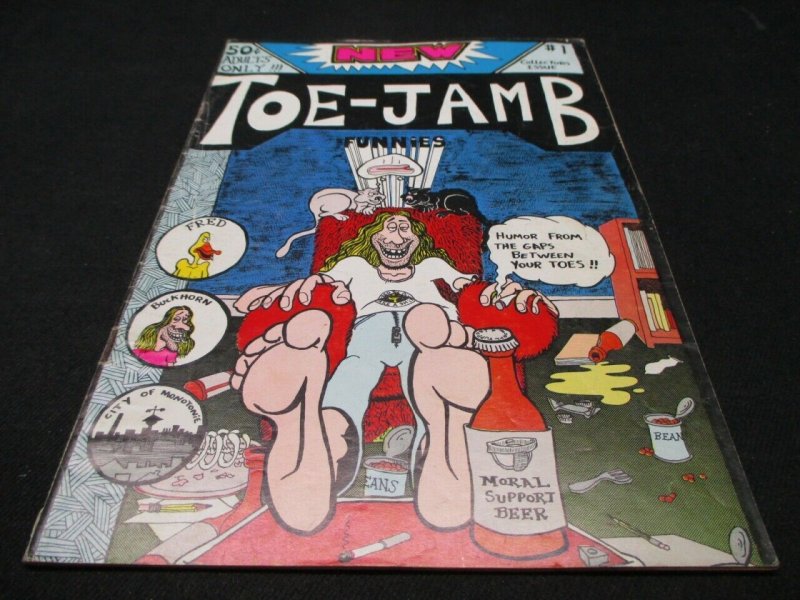 Toe Jamb #1 Underground Comix 1st Print 1973 