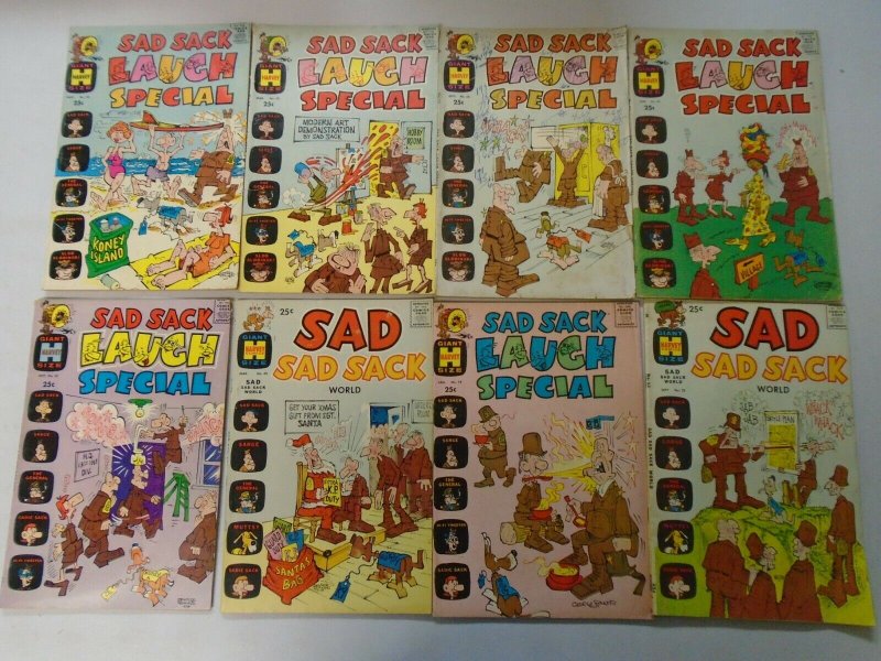 Silver age Harvey Sad Sack Giant-sized lot 35 different avg 5.0 VG FN