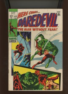 (1969) Daredevil #49: SILVER AGE! KEY ISSUE! WE COMBINE SHIPPING! (4.0)