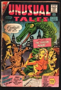Unusual Tales #18-1959-Charlton-Horror & Sci-fi stories-10¢ cover price-P/FR