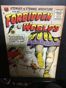 Forbidden Worlds #38 (1955) mid high grade Jet v.s Roman Soldiers! FN/VF Wow!