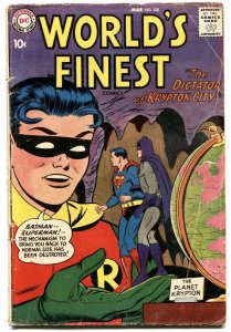 WORLDS FINEST #100 1959 DC SUPERMAN BATMAN ROBIN 