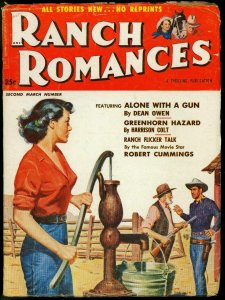 RANCH ROMANCES MARCH 1953 ROBERT CUMMINGS JAN STERLING VG