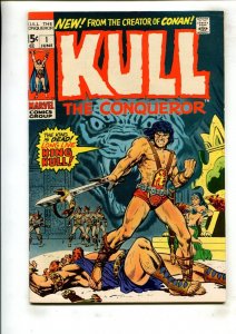 KULL, THE CONQUEROR #1 (7.5) KING KULL!! 1971