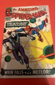 The Amazing Spider-Man #36 (1966)When the meteor fales
