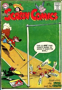 Real Screen #116 1957-DC-Fox & Crow-fireworks cover-VG-