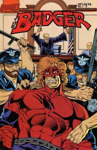 Badger #7 VF ; First | Mike Baron