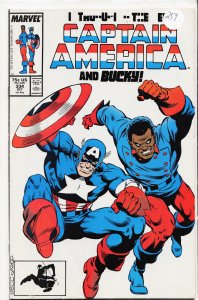Captain America #334 (1987) Captain America [Key Issue]