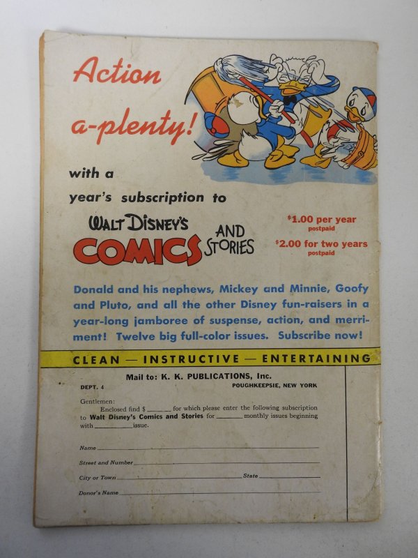 Walt Disney's Comics and Stories #31 (1943) GD+ Condition see desc