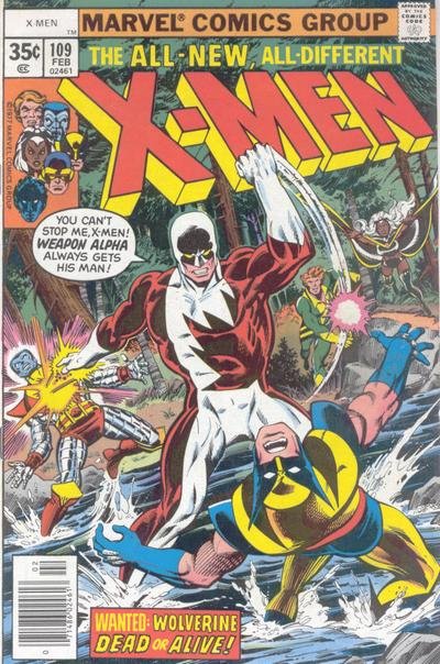 Uncanny X-Men #109 (ungraded) stock photo / SCM