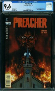 PREACHER #1 CGC 9.6 NM+ Debut Series Garth Ennis DC Horror !!!