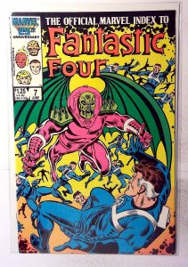 Official Marvel Index to Fantastic Four #7 1986 Marvel Human Torch Comic